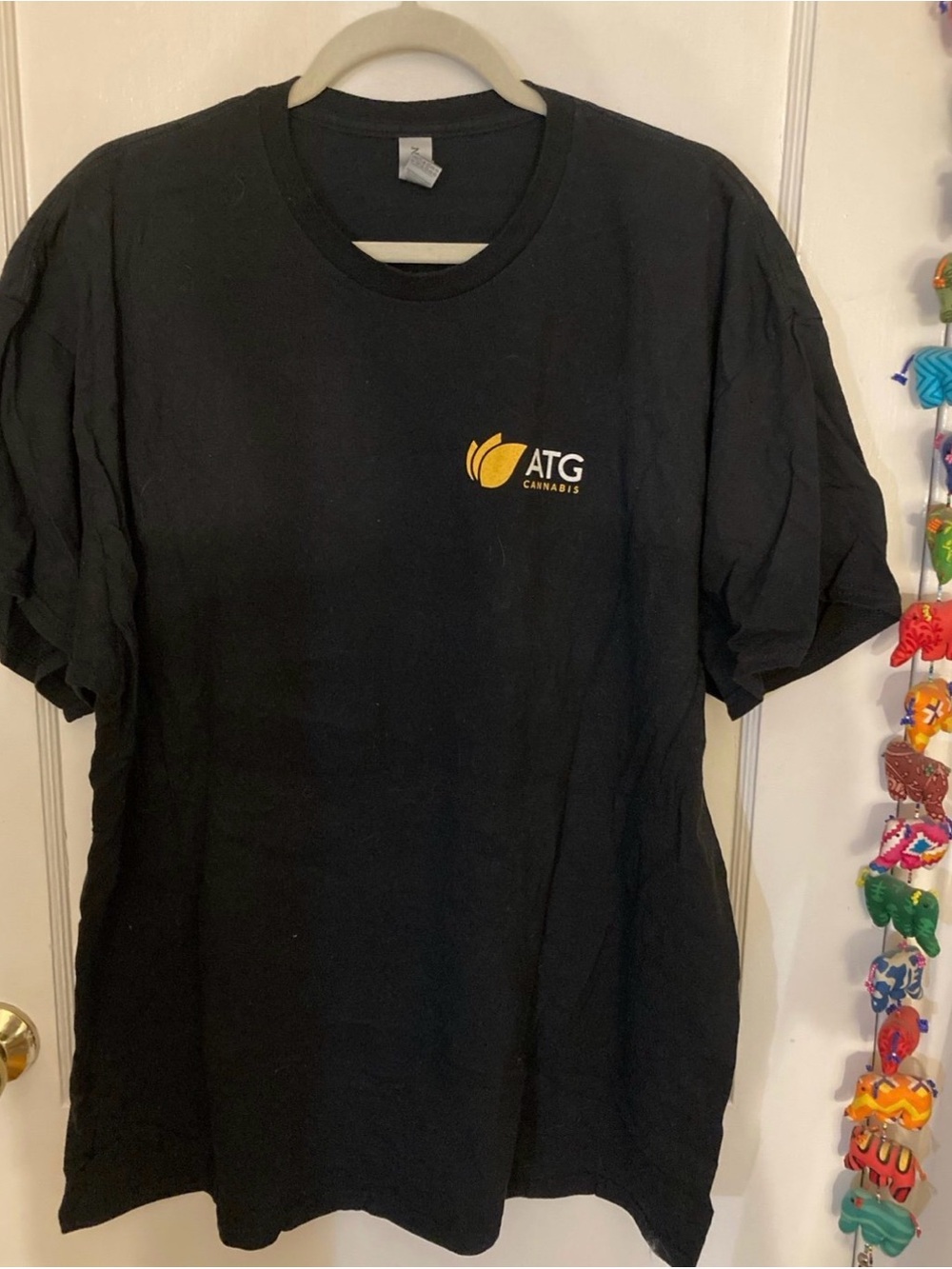 Massachusetts Dispensary ATG cannabis alien 420 black t-shirt 2XL